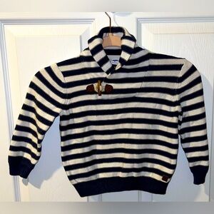 Janie and Jack 2T boys striped sweater blue white